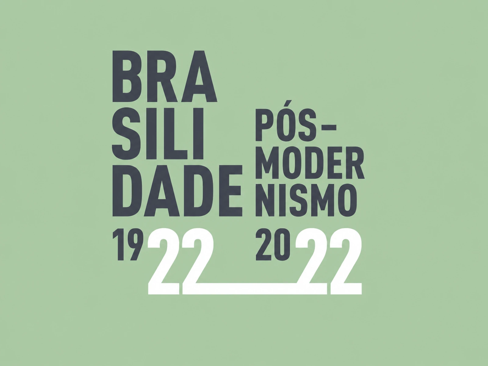 Projeto de identidade visual Brasilidades para exposição cultural, da Via Traço