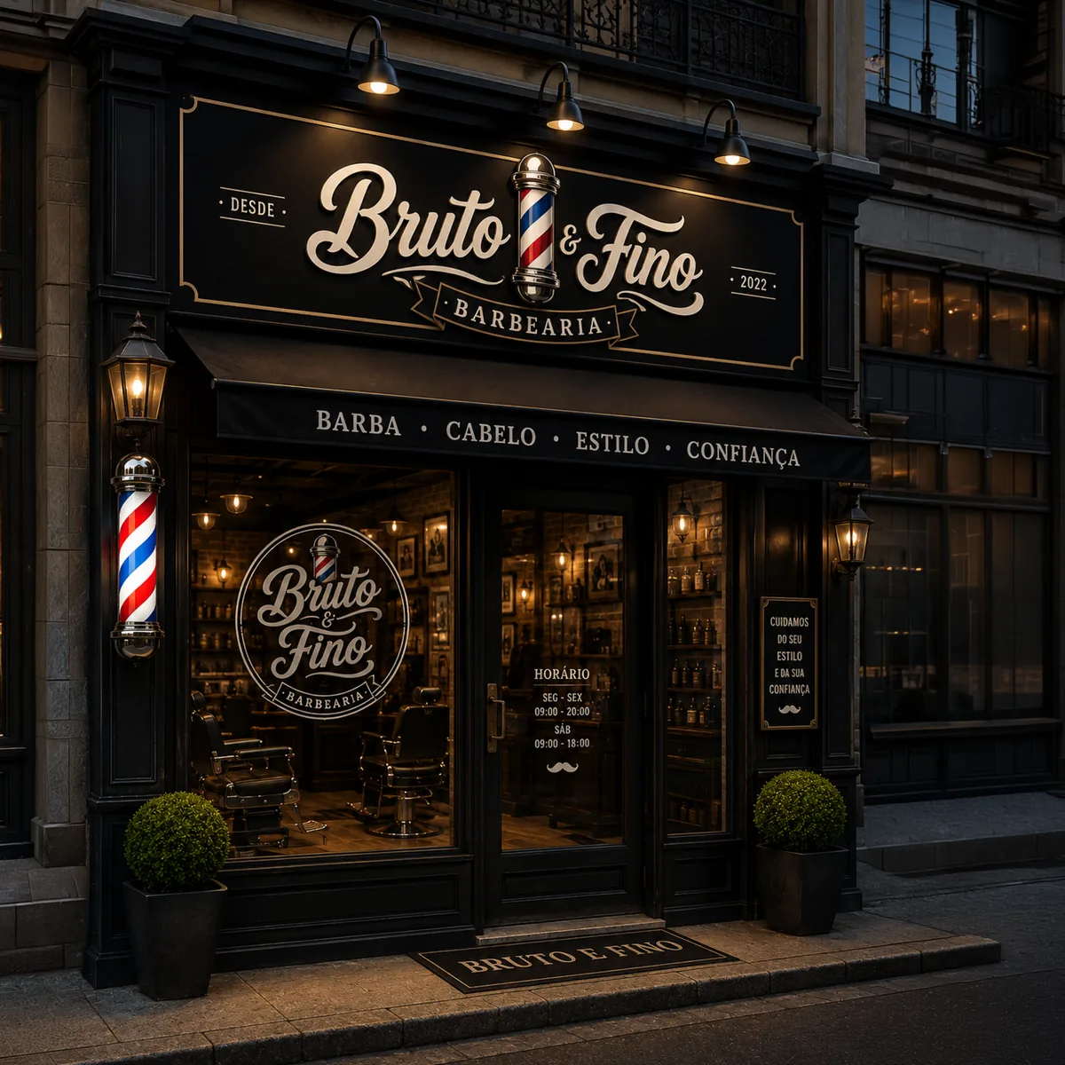 Bruto e Fino — identidade visual 2